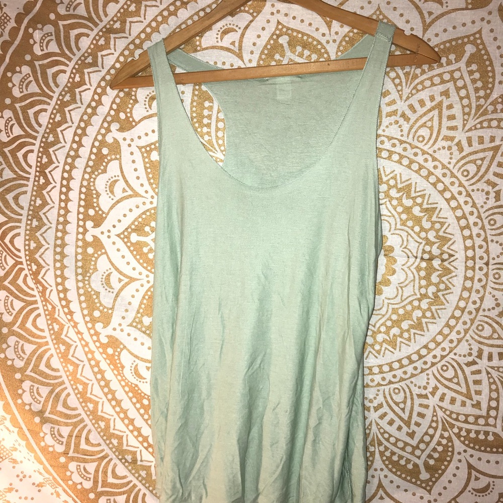 Cute Mint Green Tank Top